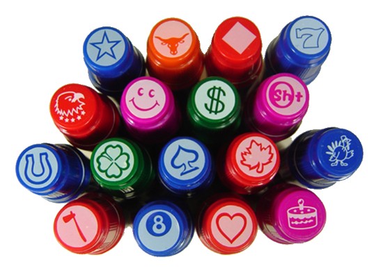 Patterned Tip Ink Daubers All American Bingo Inc 